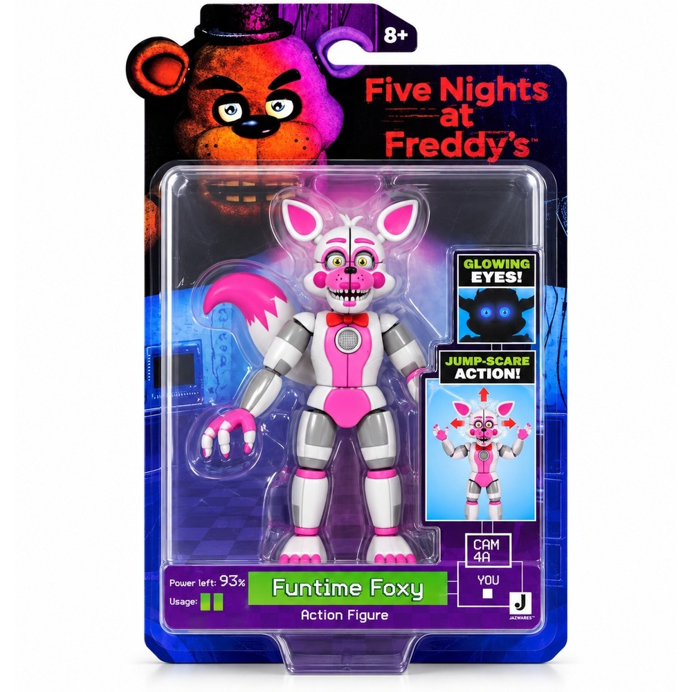 Jazwares Five Nights at Freddys Funtime Foxy Action Figure Collectible FNAF NEW